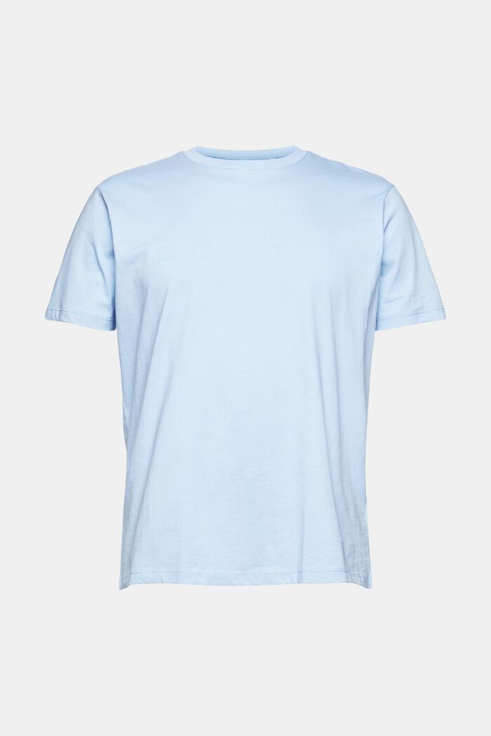 T-shirt i jersey med logotryck, LIGHT BLUE, detail image number 5