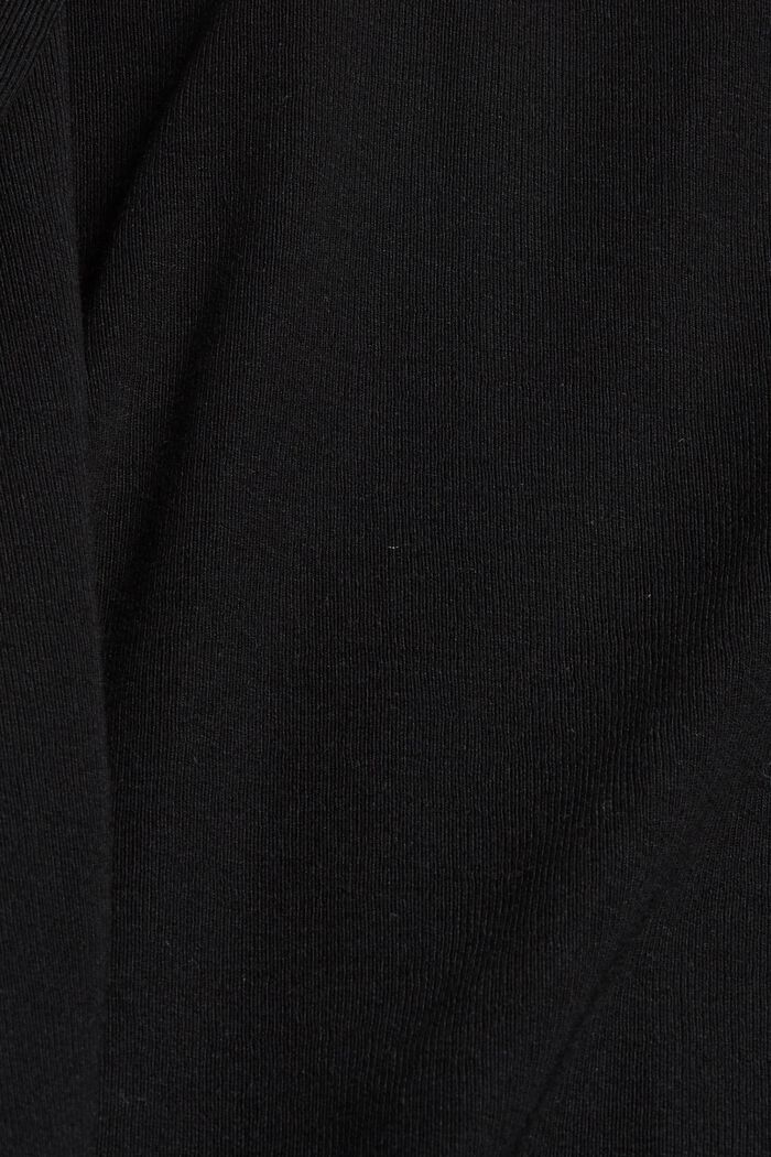 Maxiklänning i jersey av LENZING™ ECOVERO™, BLACK, detail image number 4
