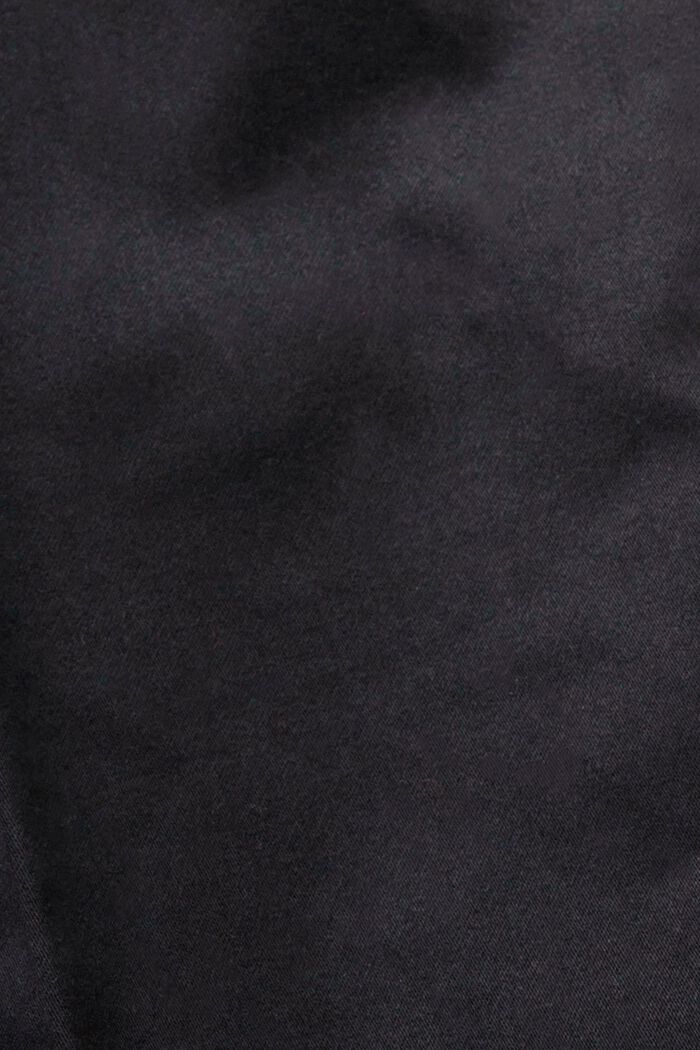 Byxa med hög midja och smal passform, BLACK, detail image number 4