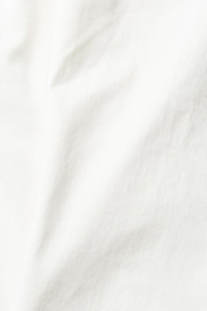 Stretchbyxa i caprilängd, WHITE, detail image number 4