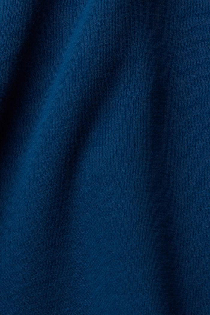 Sweatshirt med halv dragkedja, PETROL BLUE, detail image number 5