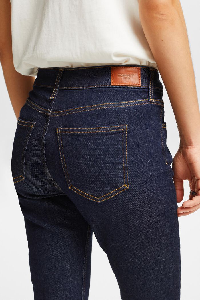 Skinny-jeans med mellanhög midja, BLUE RINSE, detail image number 3