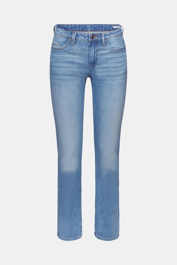 Jeans med raka ben, BLUE LIGHT WASHED, detail image number 5