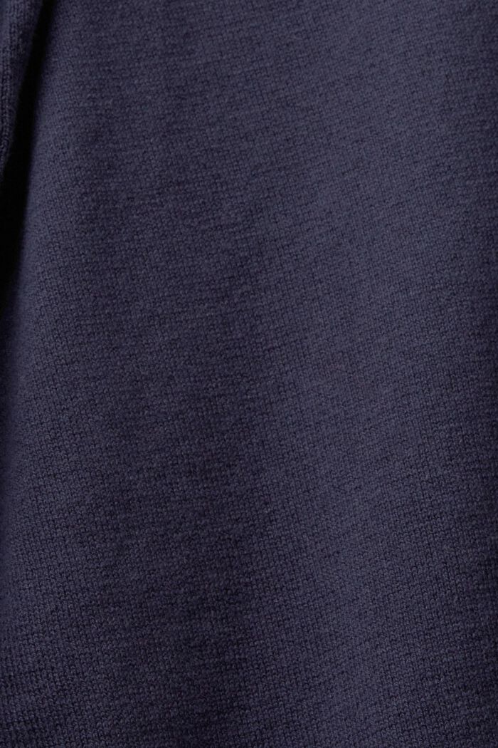V-ringad, stickad tröja, NAVY, detail image number 4