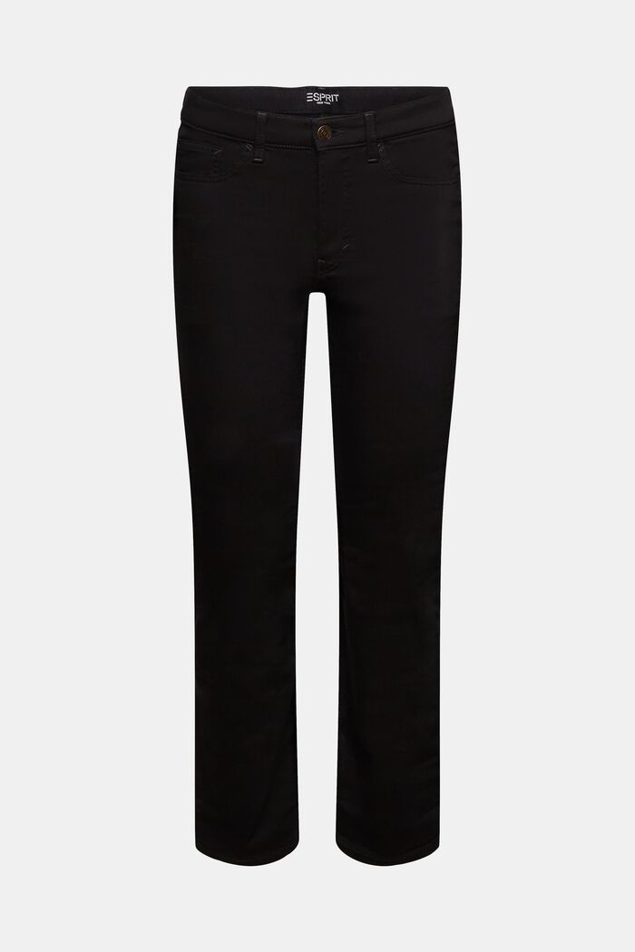 Återvunnet: Jeans i rak modell, BLACK RINSE, detail image number 7