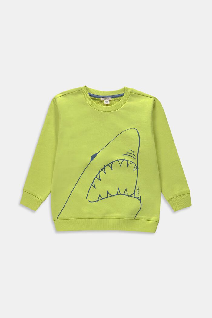 Sweatshirt med hajmotiv