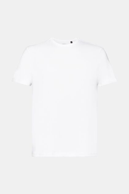 T-shirt i pimabomull med smal passform