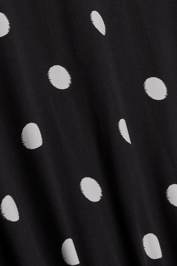 Miniklänning med skärp, LENZING™ ECOVERO™, BLACK, detail image number 4