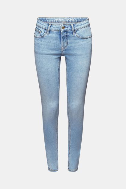 Skinny-jeans med mellanhög midja