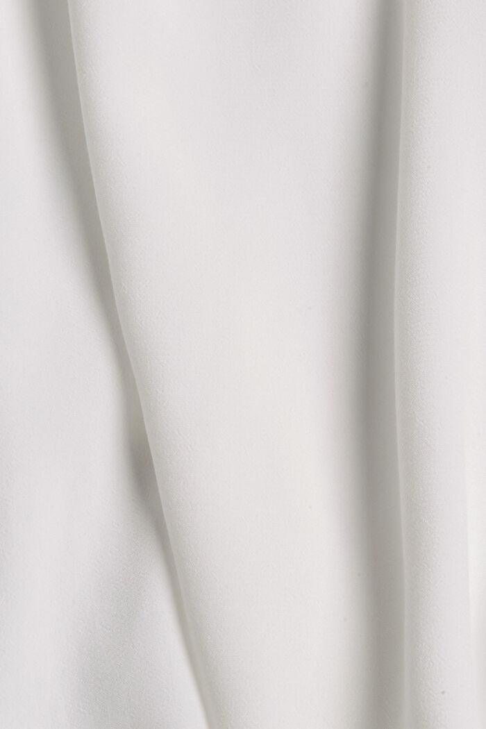 Blus med breda manschetter, LENZING™ ECOVERO™, OFF WHITE, detail image number 4