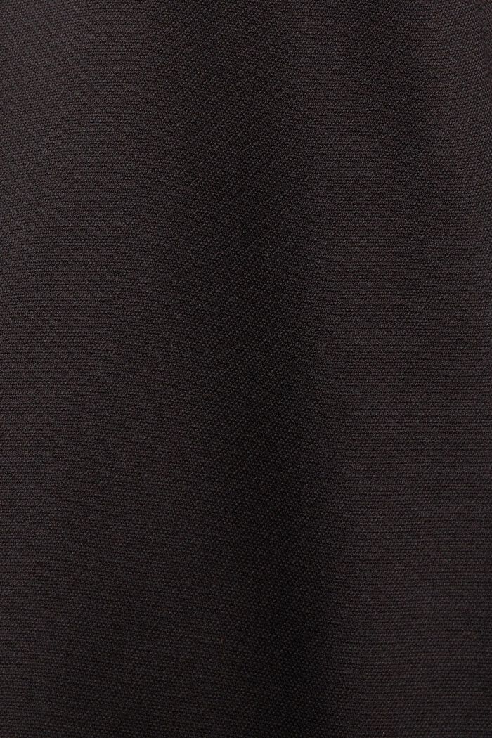 Återvunnet: vadderad kappa med avtagbar huva, BLACK, detail image number 5