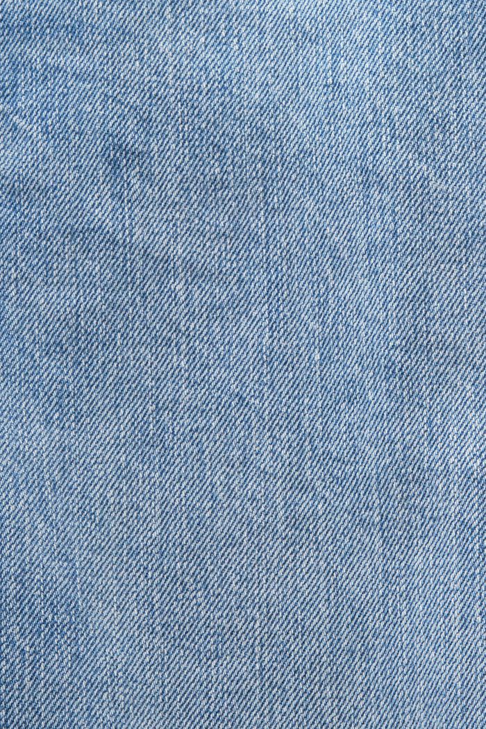 Regular avsmalnande jeans med medelhög midja, BLUE LIGHT WASHED, detail image number 5