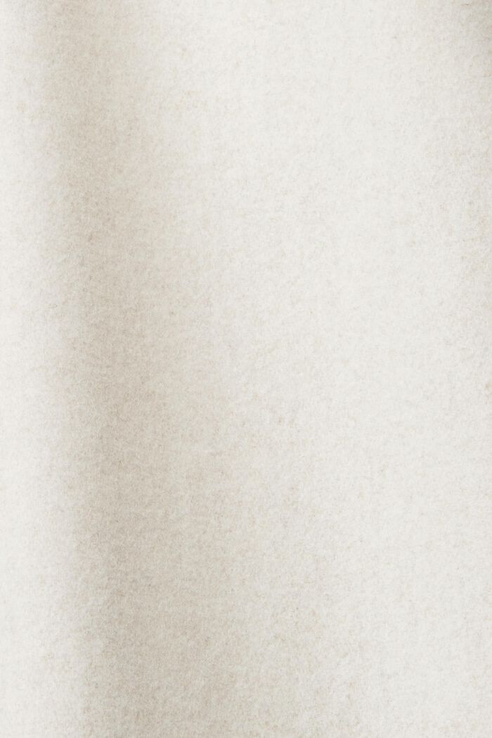 Kappa i ullmix med knytskärp, CREAM BEIGE, detail image number 4