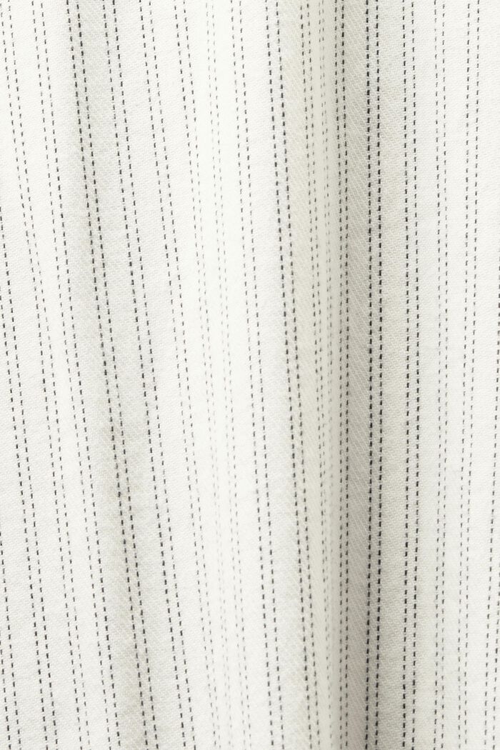 Kritstrecksrandig skjorta i bomullsflanell, ICE, detail image number 5