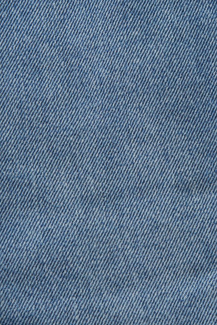 Regular avsmalnande jeans med medelhög midja, BLUE MEDIUM WASHED, detail image number 6