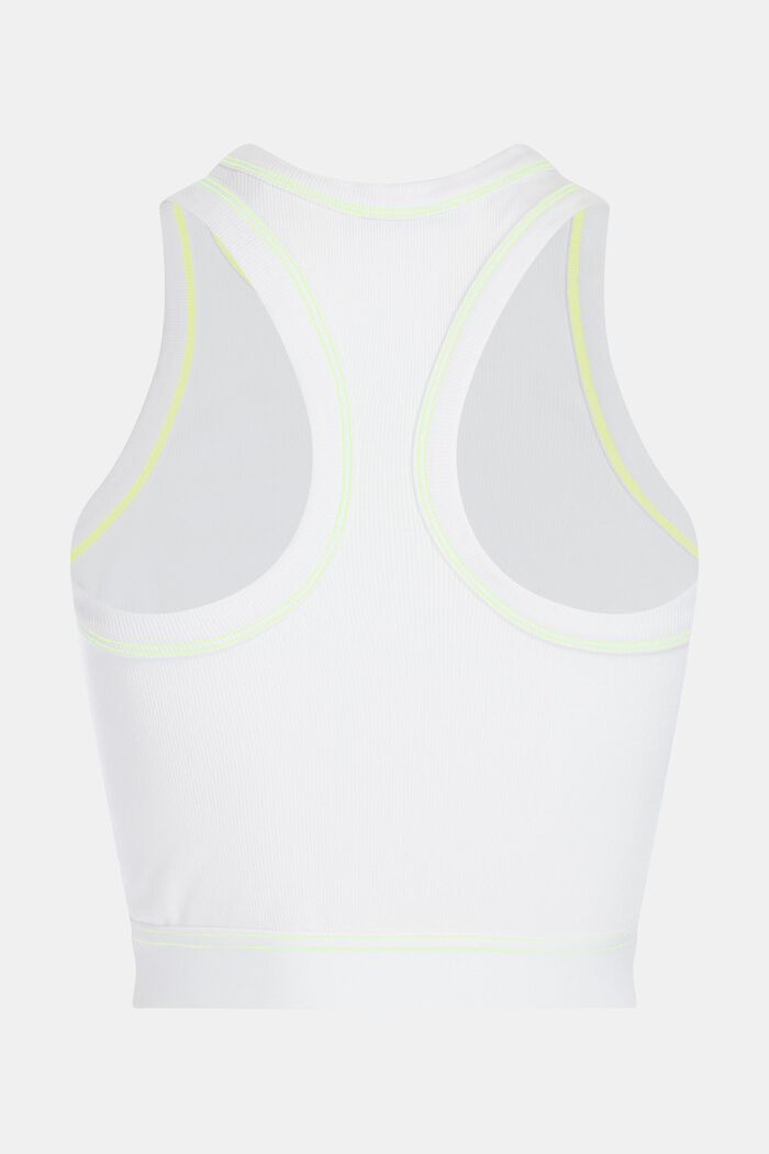 2-i-1 kort sweat-set med logga-tryck i neonfärg, LIME YELLOW, detail image number 8