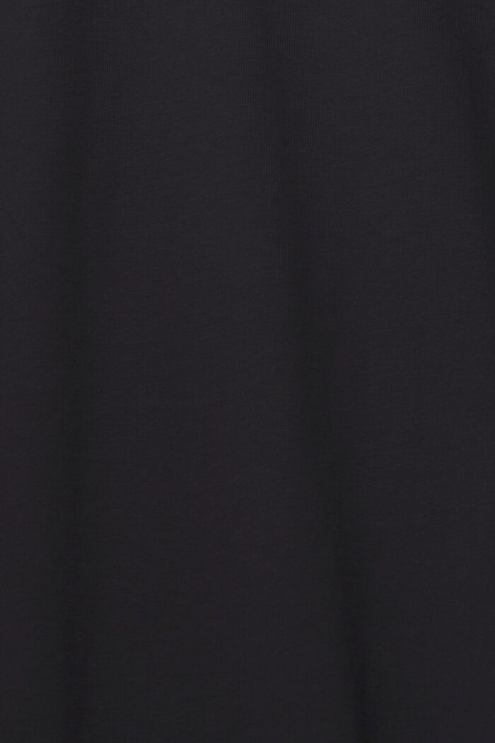 Långärmad jerseytopp, 100% bomull, BLACK, detail image number 1