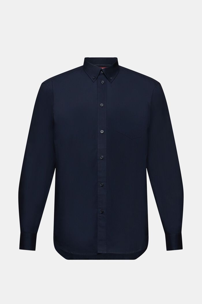 Button down-skjorta i poplin, 100% bomull, NAVY, detail image number 6