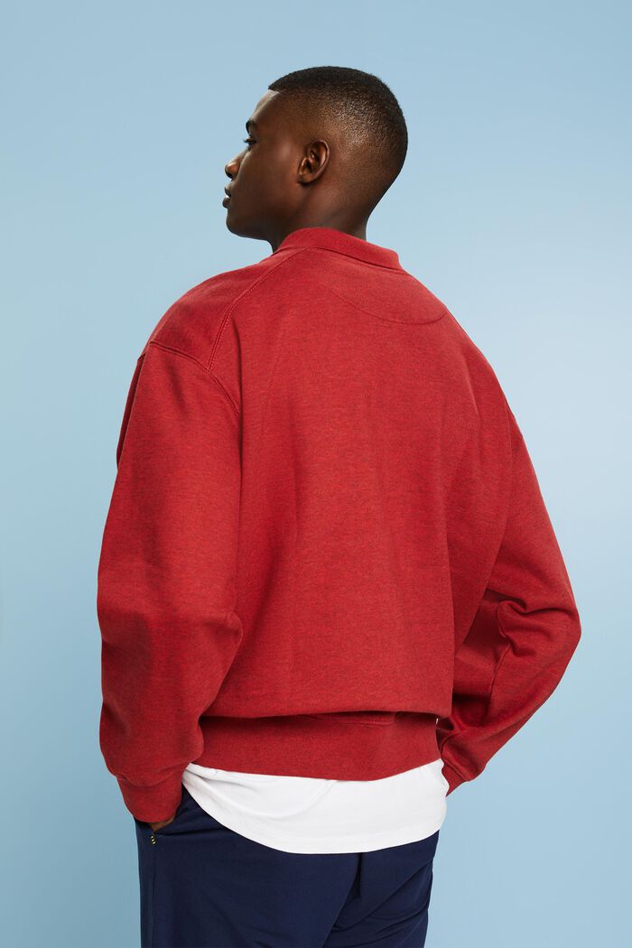 Långärmad sweatshirt, DARK RED, detail image number 2