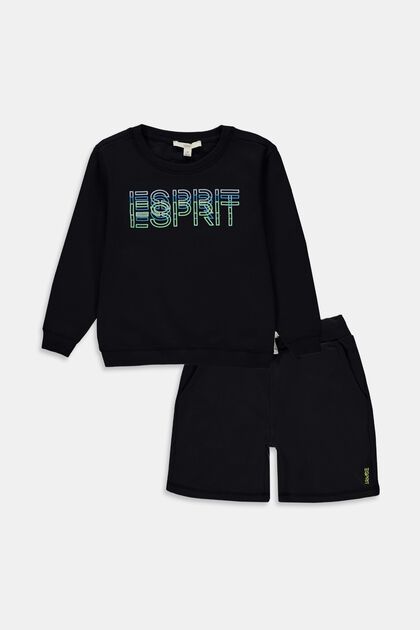 Mixat set: sweatshirt och shorts