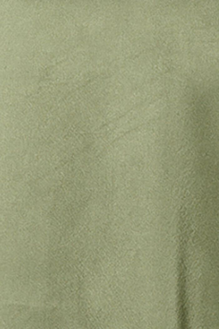 MATERNITY Satinklänning med skärp, OLIVE GREEN, detail image number 3
