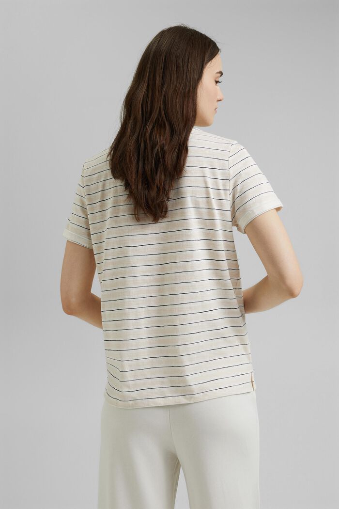 T-shirt med tryck i 100% ekologisk bomull, OFF WHITE, detail image number 3