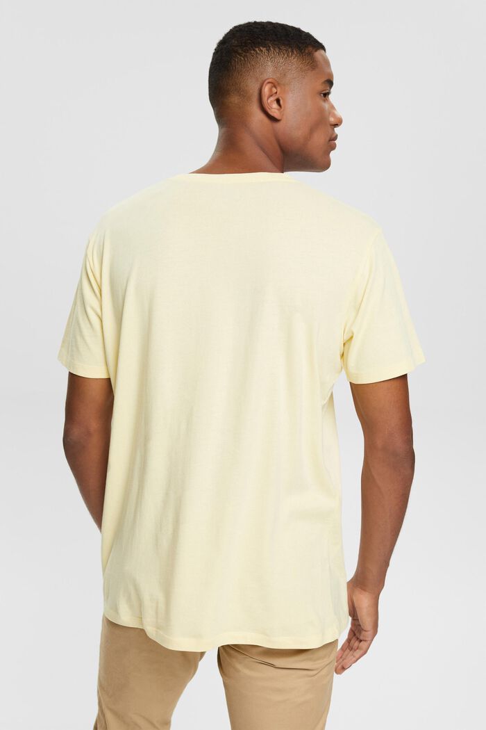 T-shirt i jersey med tryck, PASTEL YELLOW, detail image number 4