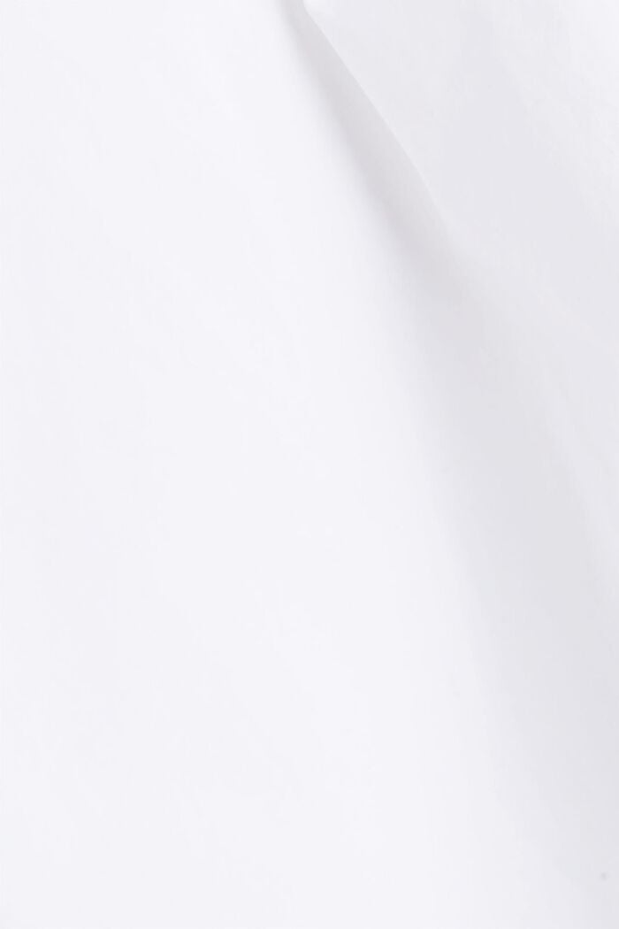 Oversize-skjortblus av bomull, WHITE, detail image number 4
