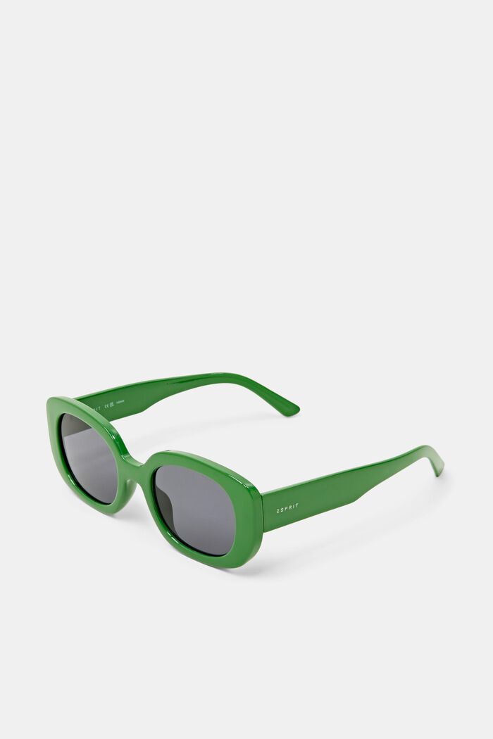 Fyrkantiga solglasögon, GREEN, detail image number 2
