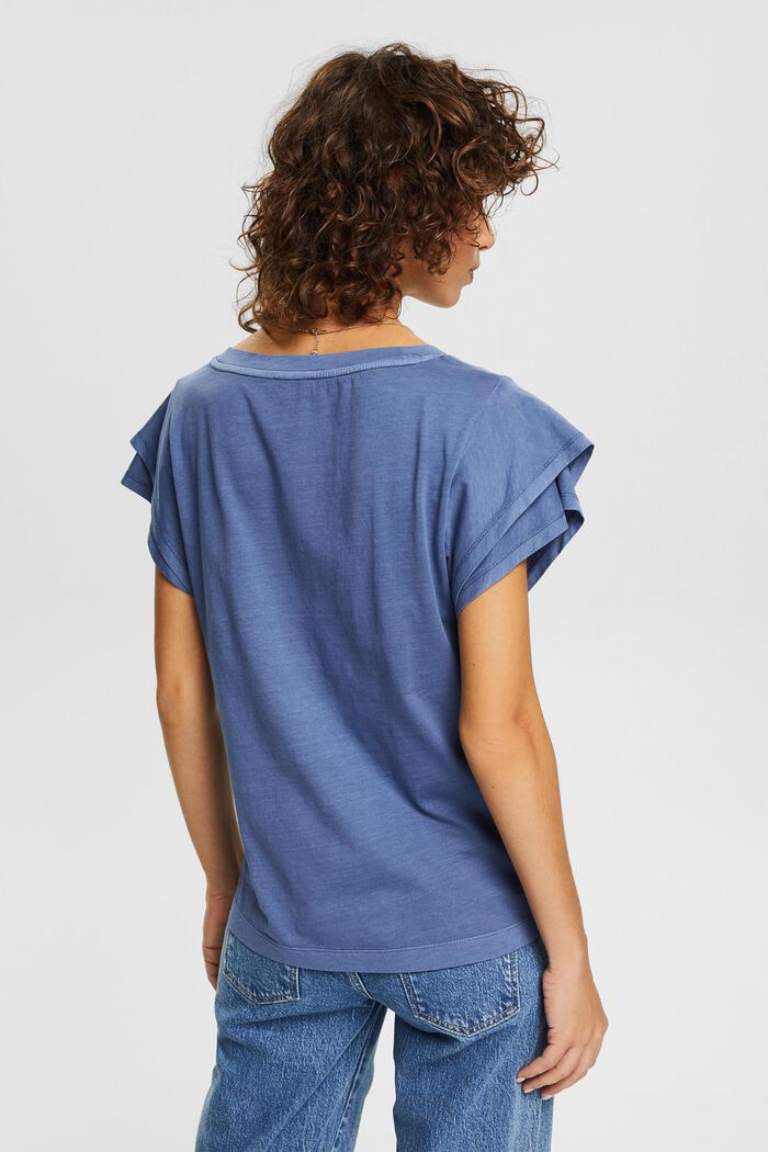 T-shirt i 100% ekologisk bomull, BLUE LAVENDER, detail image number 3
