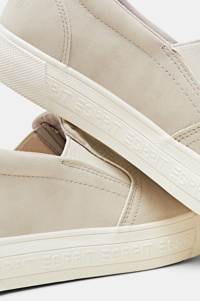Veganska slip-on sneakers, BEIGE, detail image number 3