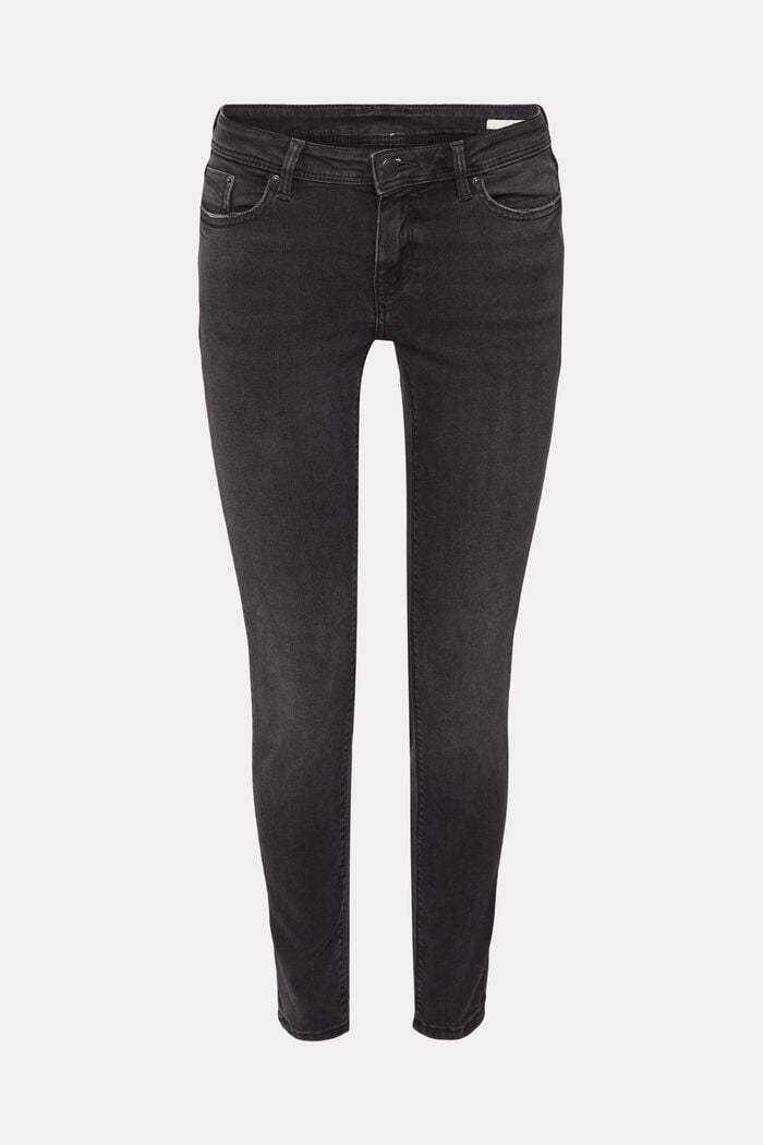 Jeans i skinny fit, BLACK DARK WASHED, detail image number 6