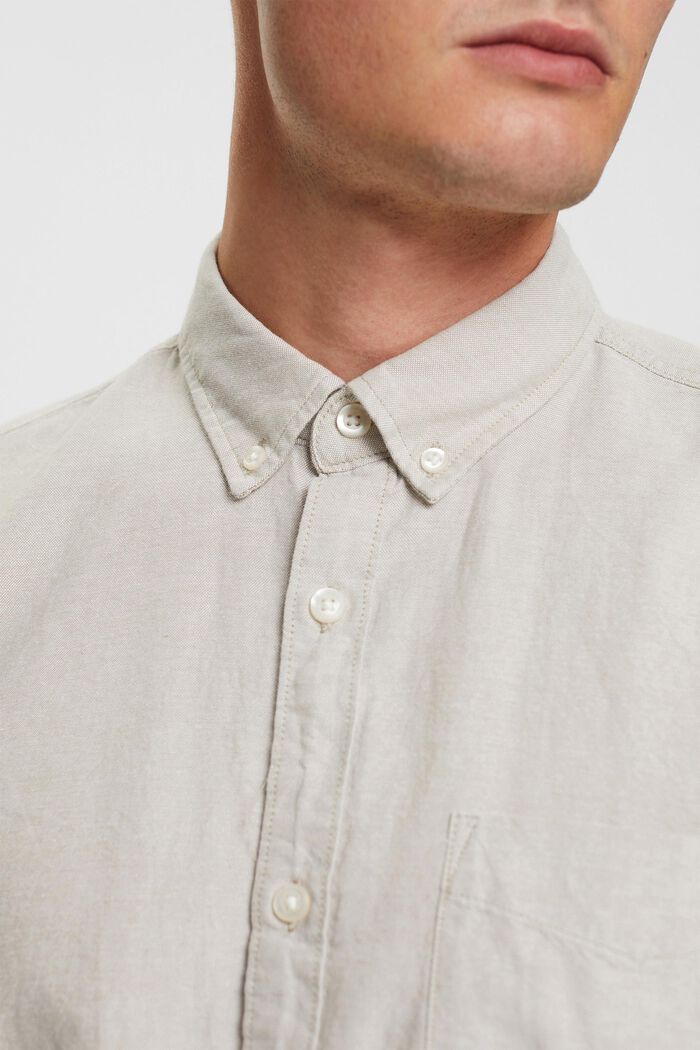 Button down-skjorta, PALE KHAKI, detail image number 0