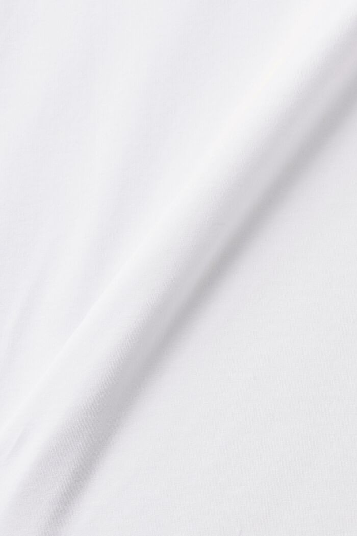 T-shirt med båtringning, WHITE, detail image number 4