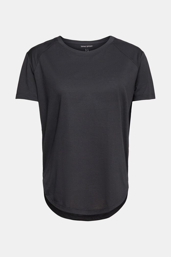 Tränings-T-shirt, LENZING™ ECOVERO™, BLACK, detail image number 2