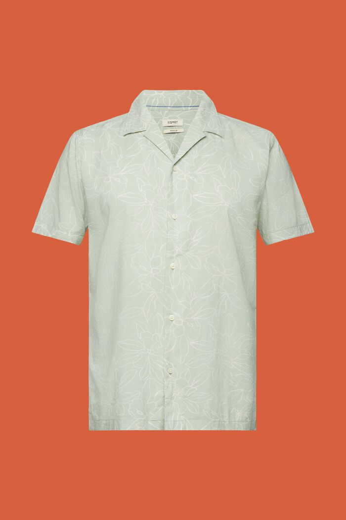 Mönstrad kortärmad skjorta, PASTEL GREEN, detail image number 5
