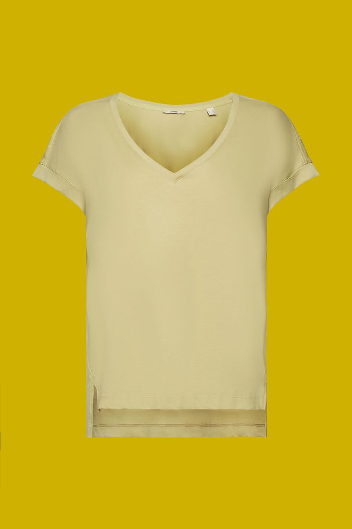 V-ringad T-shirt, PASTEL GREEN, detail image number 6