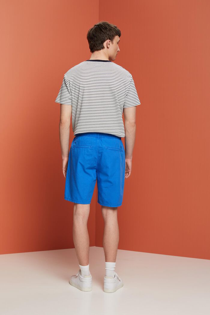 Shorts med dragsko i midjan, BRIGHT BLUE, detail image number 4