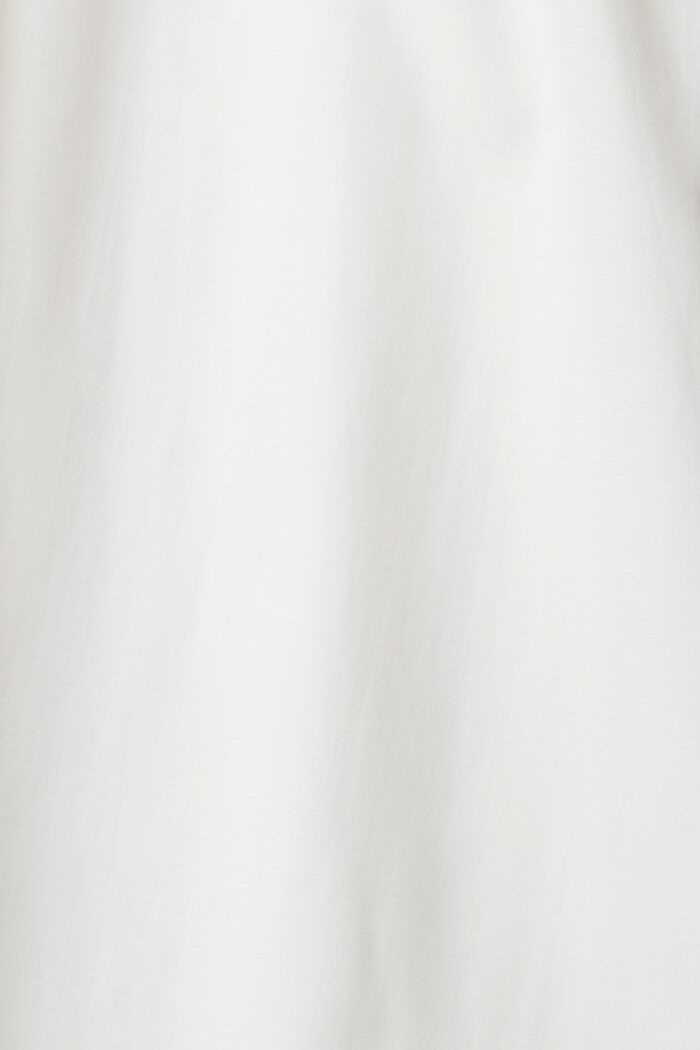 Blus med ringning med nyckelhålsutskärning, LENZING™ ECOVERO™, OFF WHITE, detail image number 1