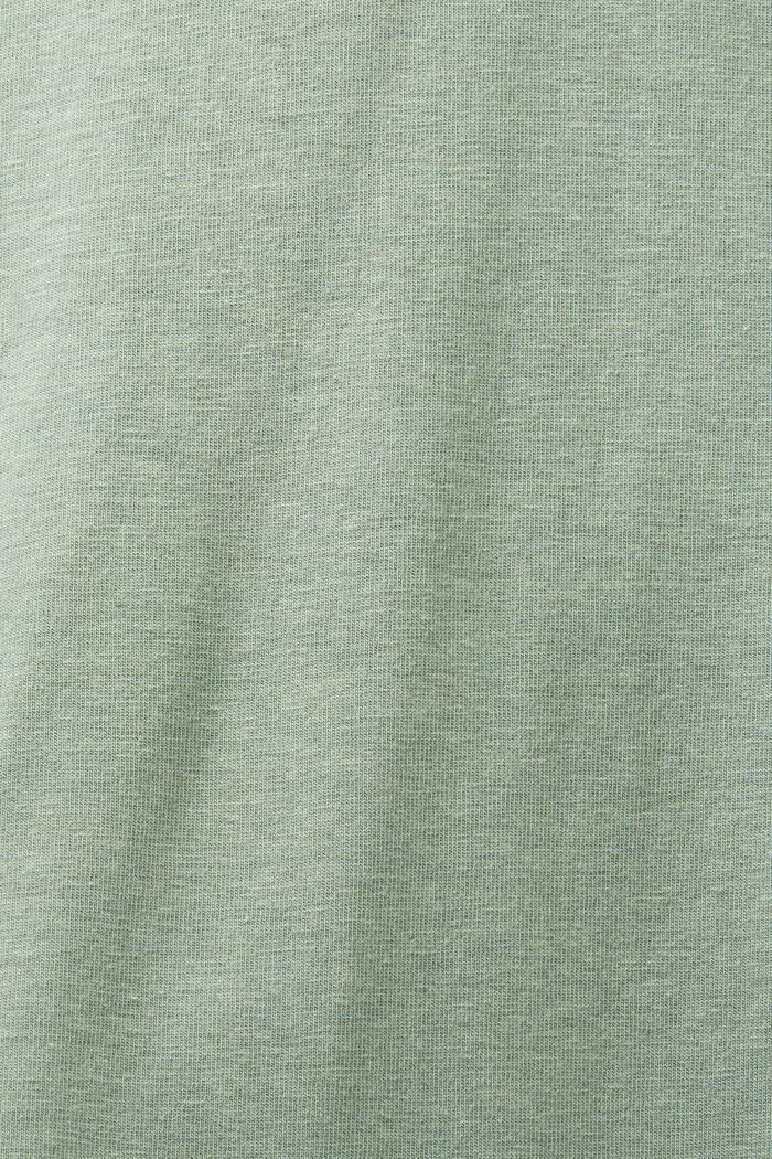 Pyjamasset i jersey med spets, DUSTY GREEN, detail image number 4