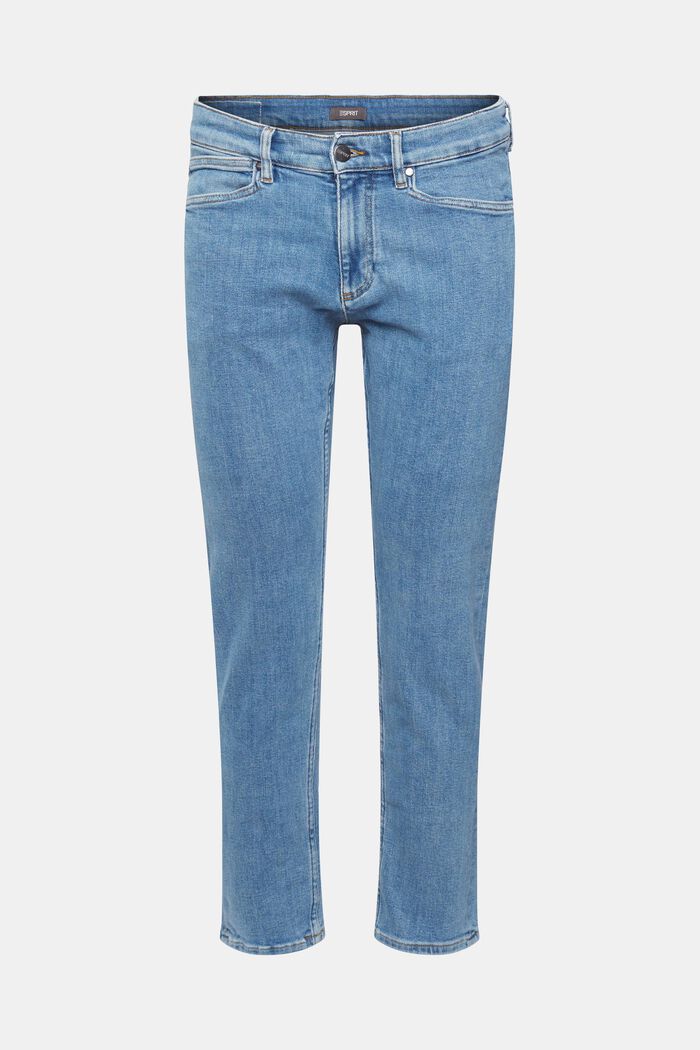 Blekta jeans med smal passform