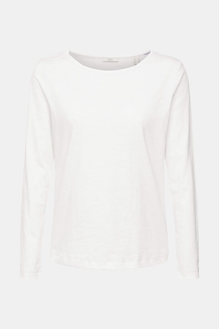 Långärmad T-shirt, OFF WHITE, overview