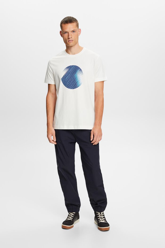 T-shirt med tryck fram, 100% bomull, ICE, detail image number 1