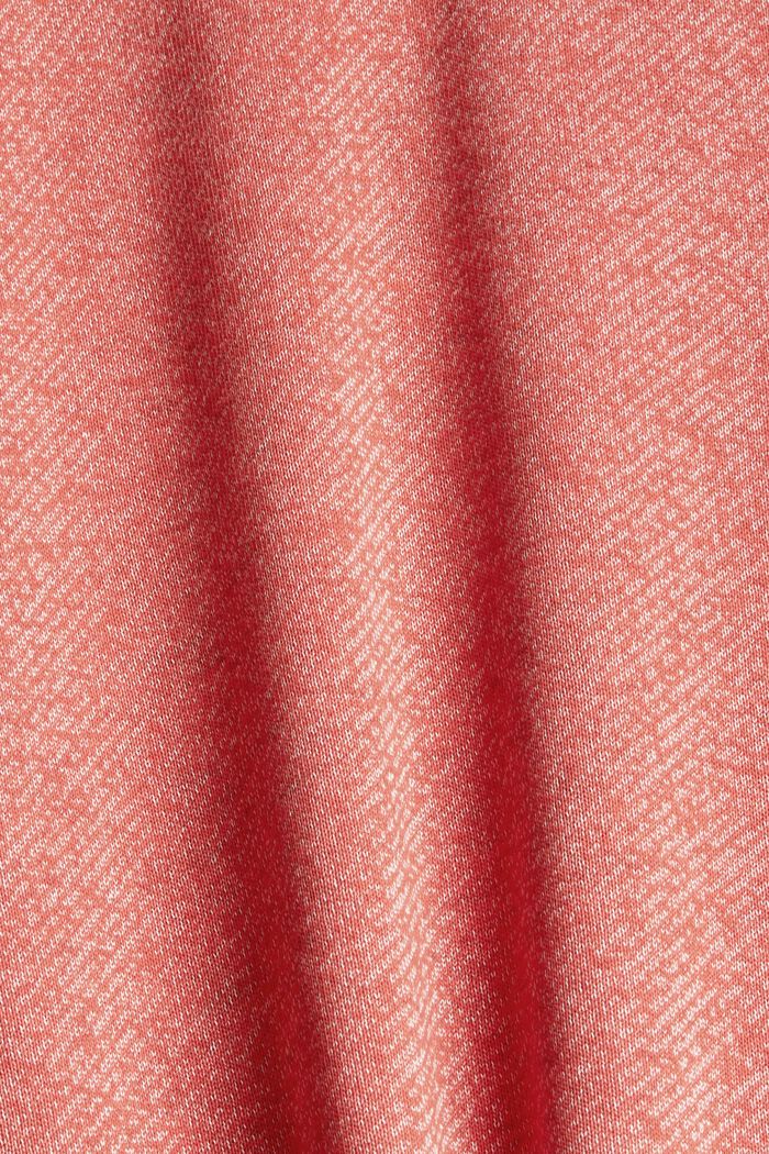 Sweatshirt i bomullsmix, CORAL, detail image number 4