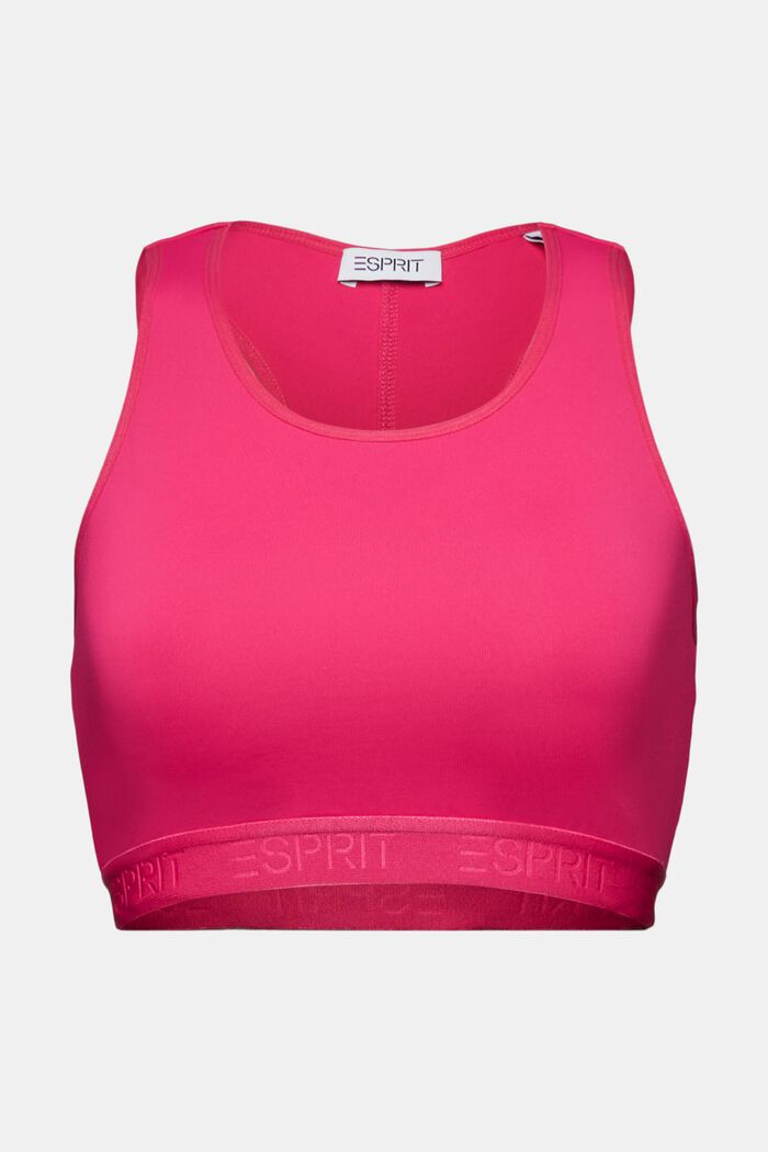 Vadderad sport-bh, PINK FUCHSIA, detail image number 8