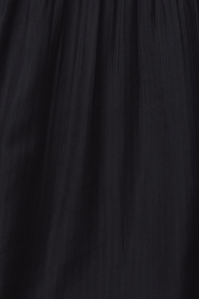 Randig blus, LENZING™ ECOVERO™, BLACK, detail image number 4