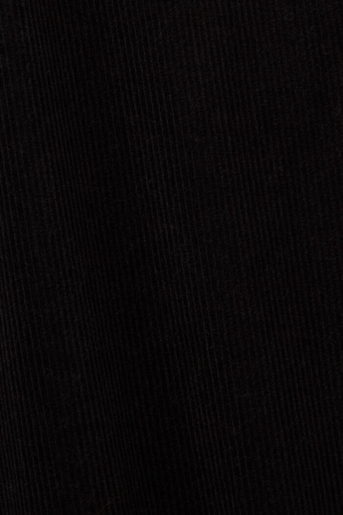 Rak snickarbyxa i manchester, BLACK, detail image number 6