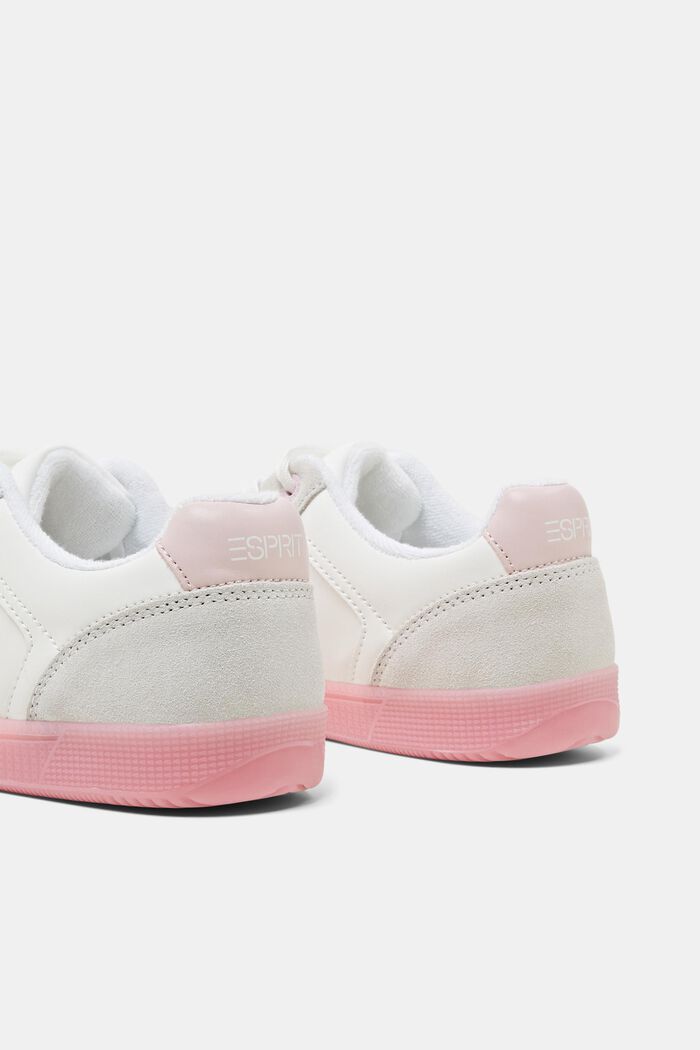 Sneakers i materialmix, PASTEL PINK, detail image number 4