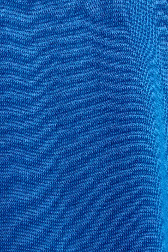 Långärmad polotröja, BRIGHT BLUE, detail image number 5