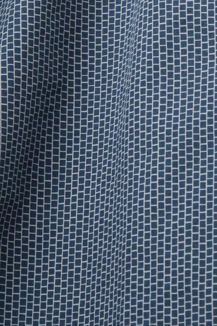 Poplinskjorta i bomull, GREY BLUE, detail image number 4